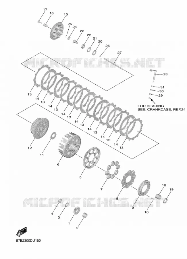 EMBRAYAGE Yamaha MOTO 250 2021 YZF  YZ250F
