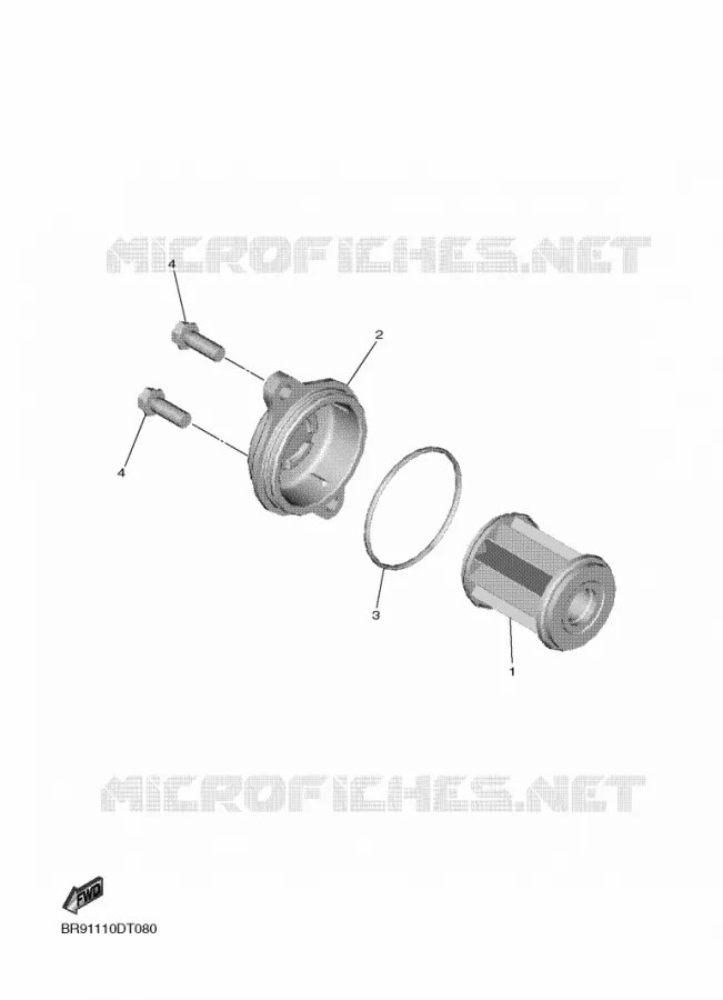 FILTRE A HUILE Yamaha MOTO 250 2021 YZF  YZ250F