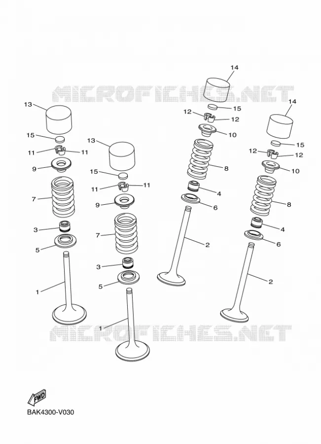SOUPAPE Yamaha MOTO 250 2021 WRF  WR250F