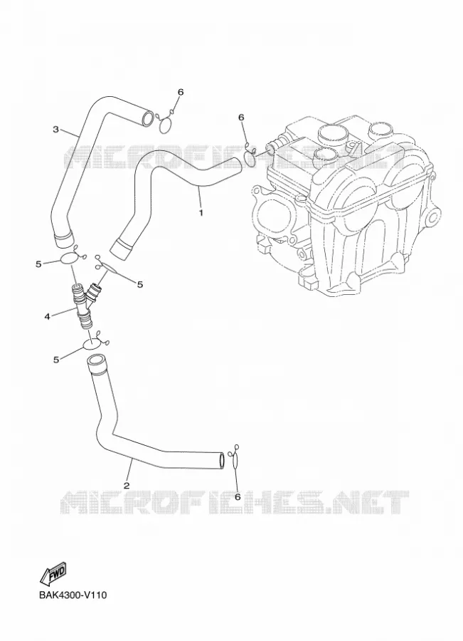 SYSTÈME D'ADMISSION D'AIR AIS Yamaha MOTO 250 2021 WRF  WR250F