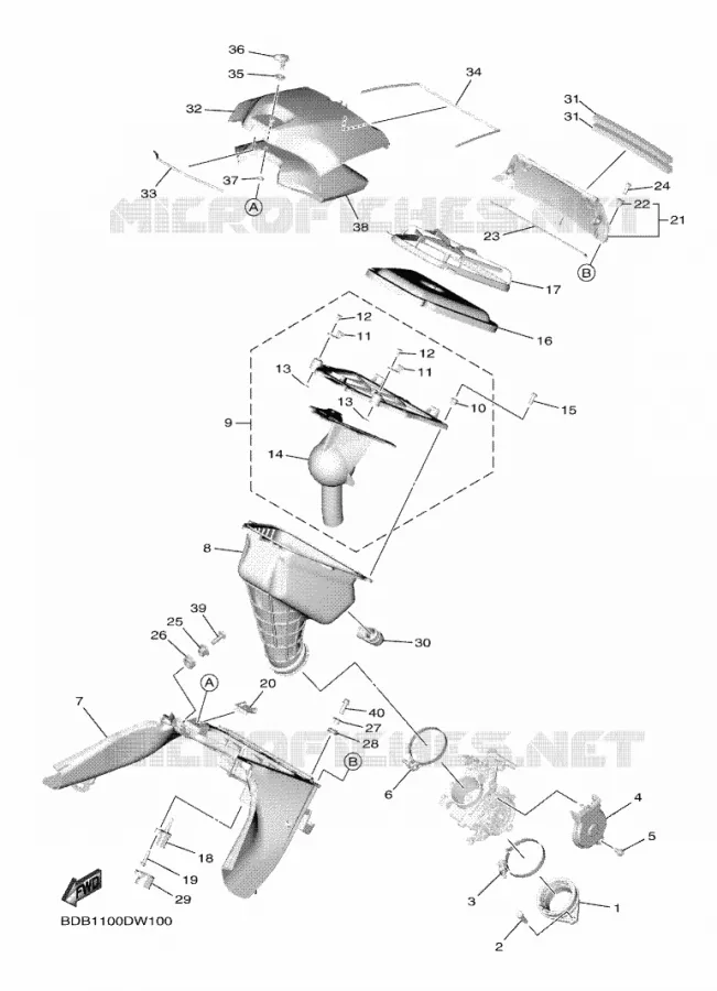ADMISSION Yamaha MOTO 450 2021 WRF  WR450F