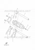 BARILLET DE SELECTION / FOURCHETTES pour Yamaha XSR 700 de 2021
