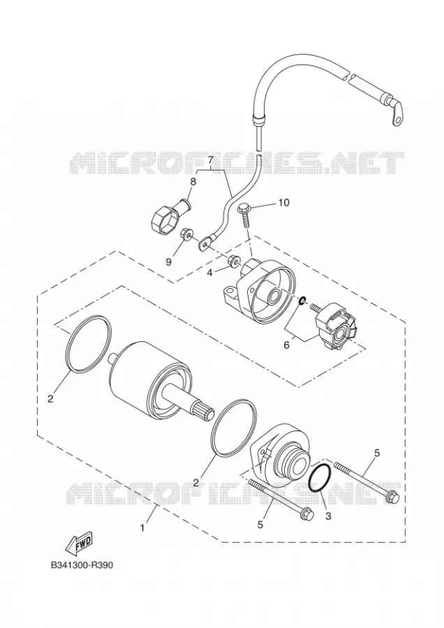 DEMARREUR Yamaha MOTO 700 2021 XSR  MTM690