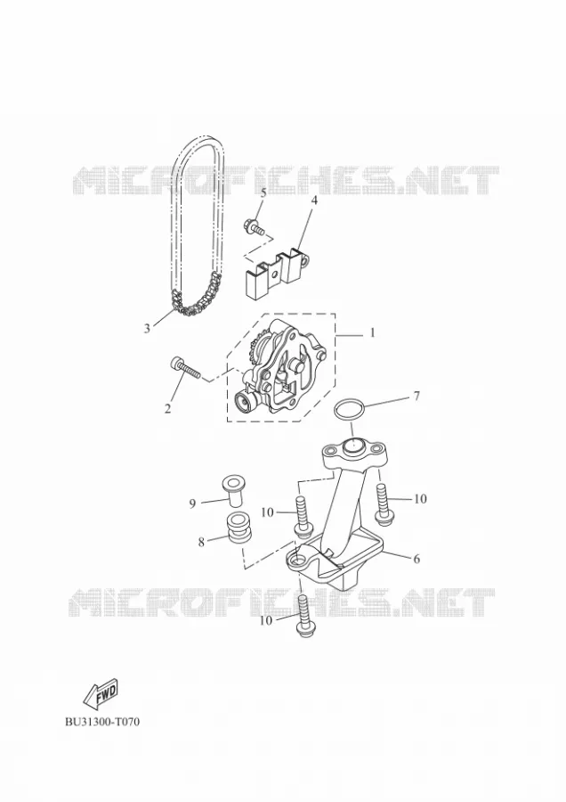POMPE A HUILE Yamaha MOTO 700 2021 XSR  MTM690-U
