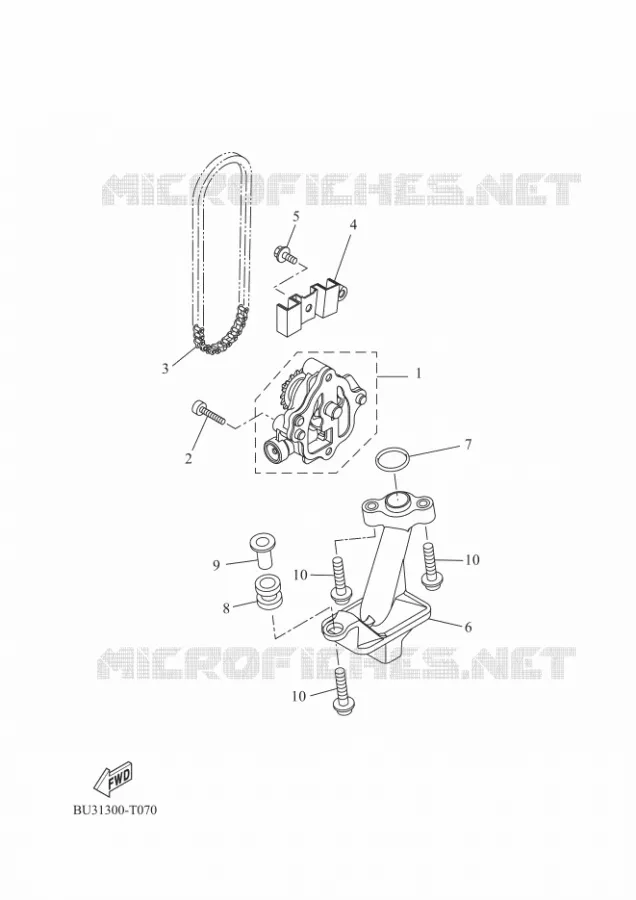 POMPE A HUILE Yamaha MOTO 700 2021 XSR  MTM690-U