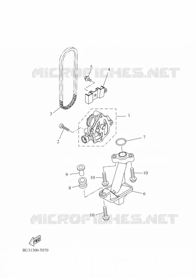 POMPE A HUILE Yamaha MOTO 700 2021 XSR  MTM690D-U