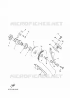 ARBRE A CAMES / CHAINE DE DISTRIBUTION pour Yamaha YBR 125 E de 2021