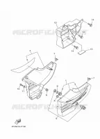 COUVERCLE LATERAL pour Yamaha YBR 125 E de 2021