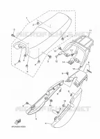 SELLE pour Yamaha YBR 125 E de 2021