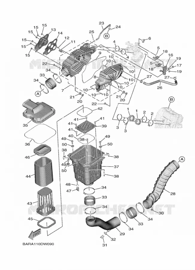 ADMISSION Yamaha SIDE BY SIDE 850 2021 WOLVERINE  YXF850E/YXF85WPAM