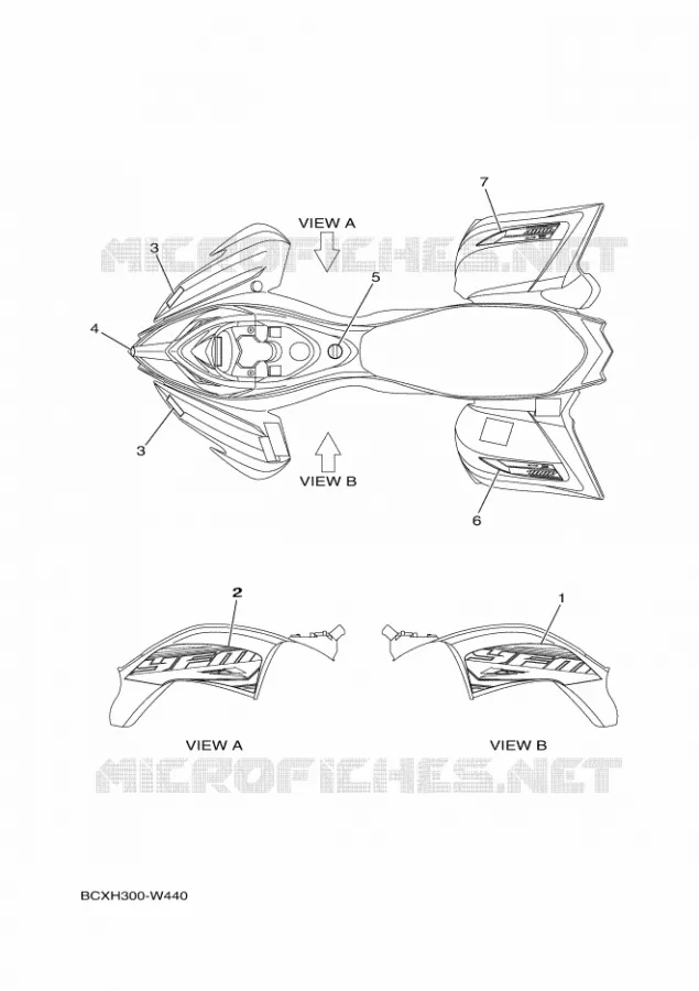 EMBLEME Yamaha QUAD 700 2021 RAPTOR  YFM700R