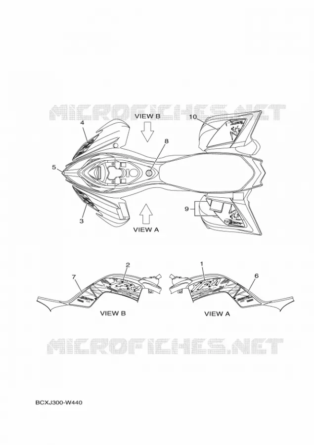 EMBLEME Yamaha QUAD 700 2021 RAPTOR  YFM700R
