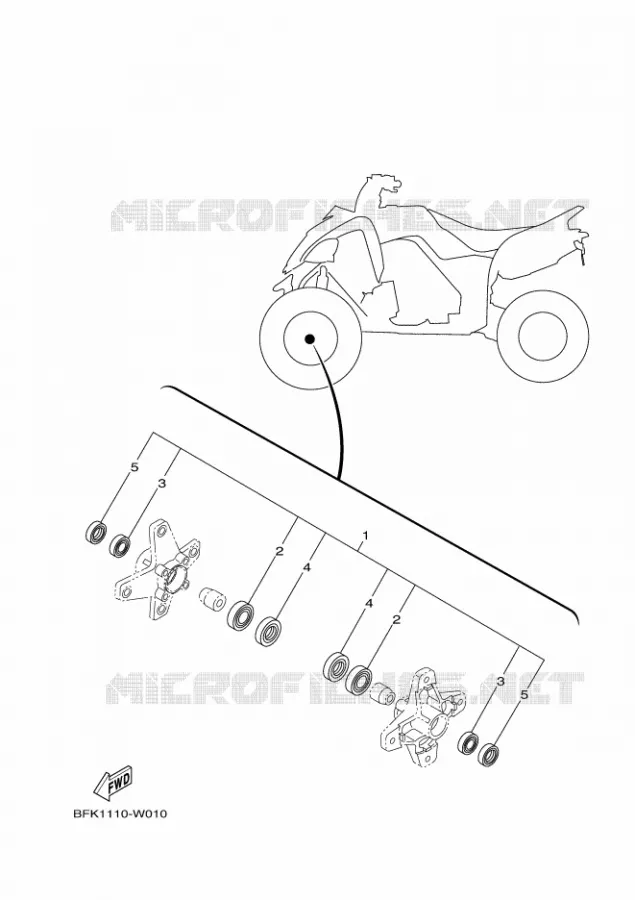 KIT PIECES D'ENTRETIEN Yamaha QUAD 700 2021 RAPTOR  YFM700R