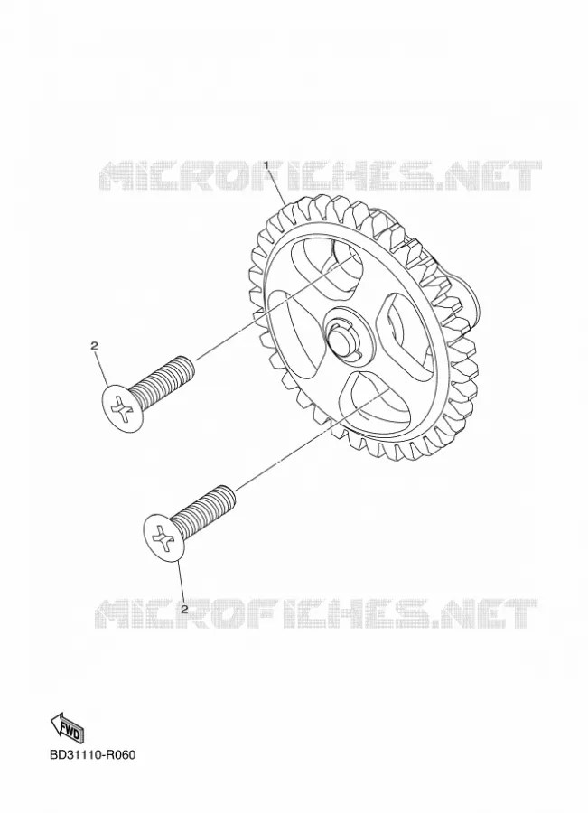 POMPE A HUILE Yamaha QUAD 50 2021 YFZ  YFZ50