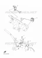 COMMODO / LEVIER pour Yamaha D'ELIGHT 125 de 2021