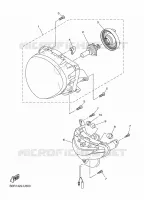 PHARE  pour Yamaha D'ELIGHT 125 de 2021
