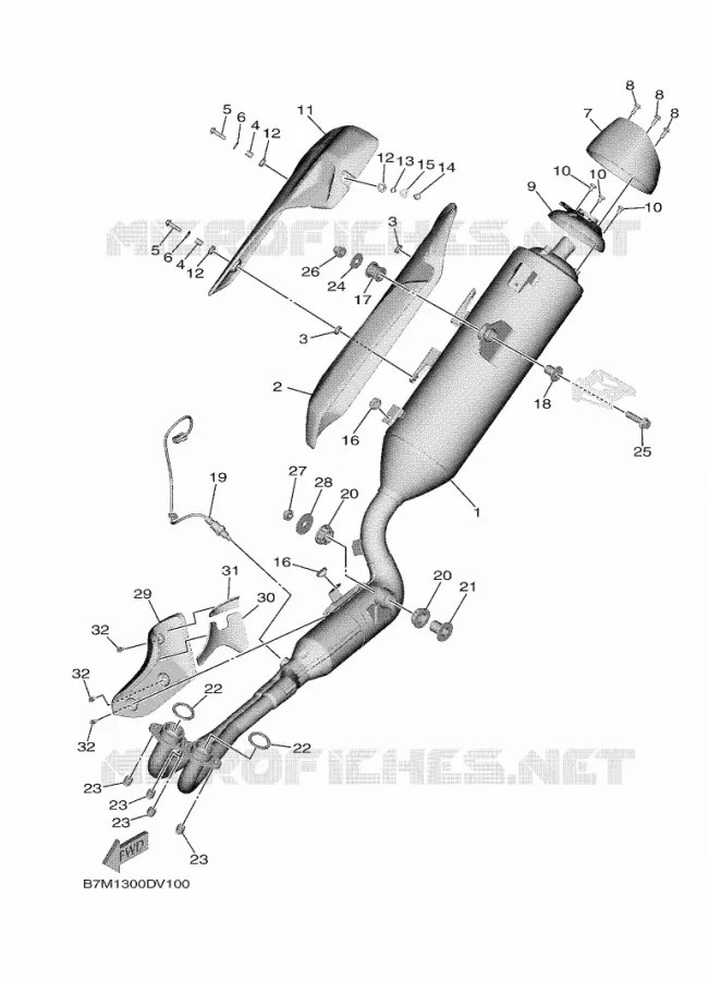 ECHAPPEMENT Yamaha SCOOTER 560 2021 TMAX  XP560D
