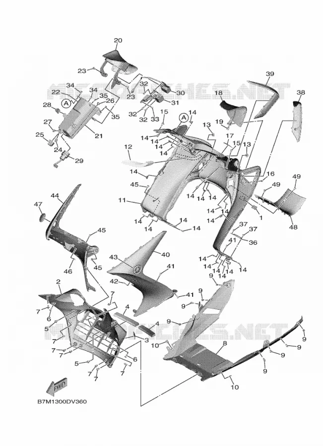 PROTEGE JAMBES Yamaha SCOOTER 560 2021 TMAX  XP560D