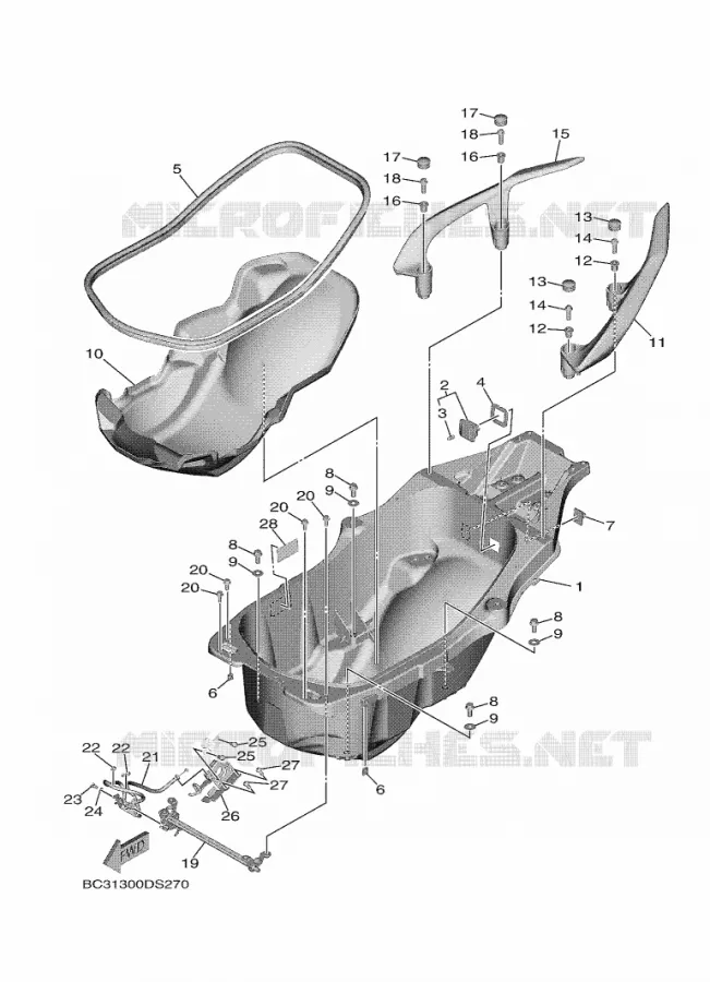 SELLE 2 Yamaha SCOOTER 560 2021 TMAX  XP560D-A