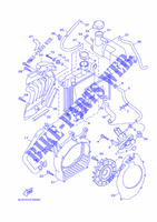 RADIATEUR / DURITES pour Yamaha MAJESTY S 125 de 2014