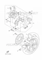 ROUE ARRIERE pour Yamaha MAJESTY S 125 de 2014