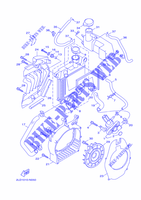 RADIATEUR / DURITES pour Yamaha MAJESTY S 125 de 2014