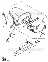 FEU ARRIERE pour Yamaha XV1100 de 1994