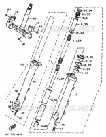 FOURCHE pour Yamaha XV1100 de 1994