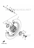 ROUE AVANT pour Yamaha XV1100 de 1994