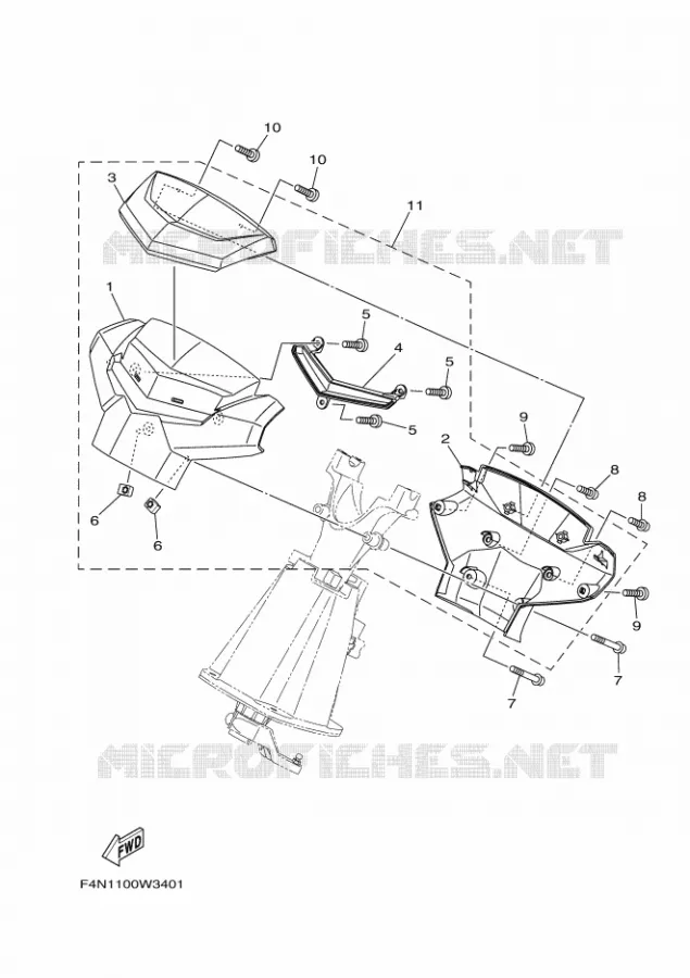 DIRECTION 3 Yamaha Waverunner 1050 2021 VX  VX1050E-W