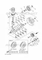 VILEBREQUIN / PISTON pour Yamaha GP 1800R SVHO de 2021
