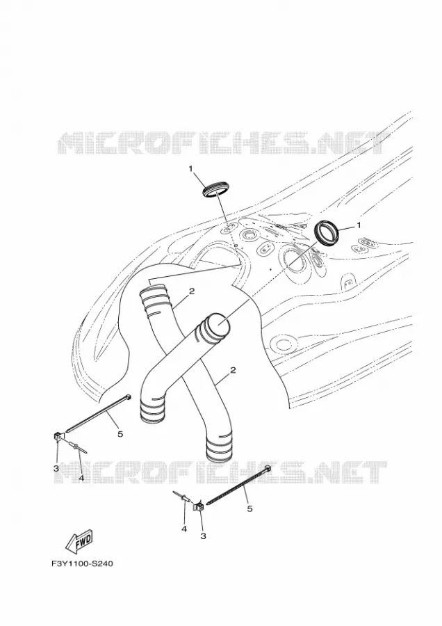 VENTILATION Yamaha Waverunner 1050 2019 EX  EX1050A-U