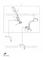 ALTERNATIVE RETROVISEUR pour Yamaha VENTURE LITE de 2012