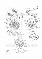 CULASSE pour Yamaha YZF-R3 de 2022