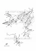 COUVERCLE LATERAL pour Yamaha YZF 250 de 2022