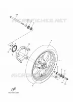 ROUE AVANT pour Yamaha YZF 250 de 2022