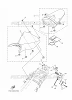 SELLE pour Yamaha YZF 250 de 2022