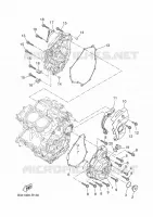 CARTER   MOTEUR 1 pour Yamaha TRACER 7 de 2022