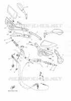 GUIDON ET CABLES pour Yamaha TRACER 7 de 2022