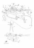 RADIATEUR / DURITES pour Yamaha TRACER 7 de 2022