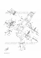 BEQUILLE / REPOSE PIEDS pour Yamaha YZF-R125 World GP 60th Anniversary de 2022