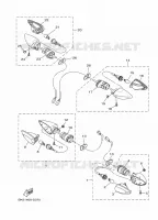 CLIGNOTANT pour Yamaha YZF-R125 World GP 60th Anniversary de 2022