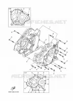 CARTER MOTEUR pour Yamaha YZF-R125 de 2022