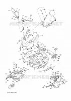 PARE BRISE pour Yamaha YZF-R125 de 2022