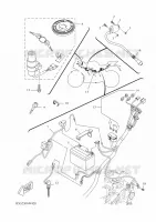 PARTIE ELECTRIQUE 1 pour Yamaha YZF-R125 de 2022