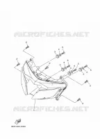 PHARE  pour Yamaha YZF-R125 de 2022