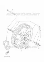 ROUE AVANT pour Yamaha YZF-R125 de 2022