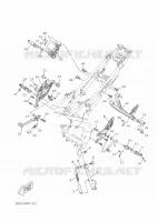 BEQUILLE / REPOSE PIEDS pour Yamaha YZF-R125 de 2022