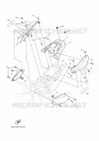 COUVERCLE LATERAL pour Yamaha TRACER 7 A2 35KW de 2022