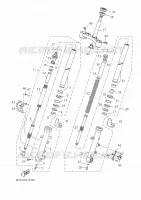 FOURCHE pour Yamaha TRACER 7 A2 35KW de 2022
